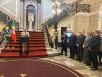 Solenidade marca inauguração da exposição sobre 500 anos de Camões na Biblioteca Nacional