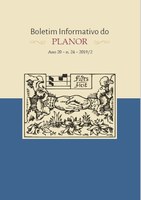 Temos o prazer de informar que a edição n. 24 do Boletim do PLANOR já está disponível para consulta e download