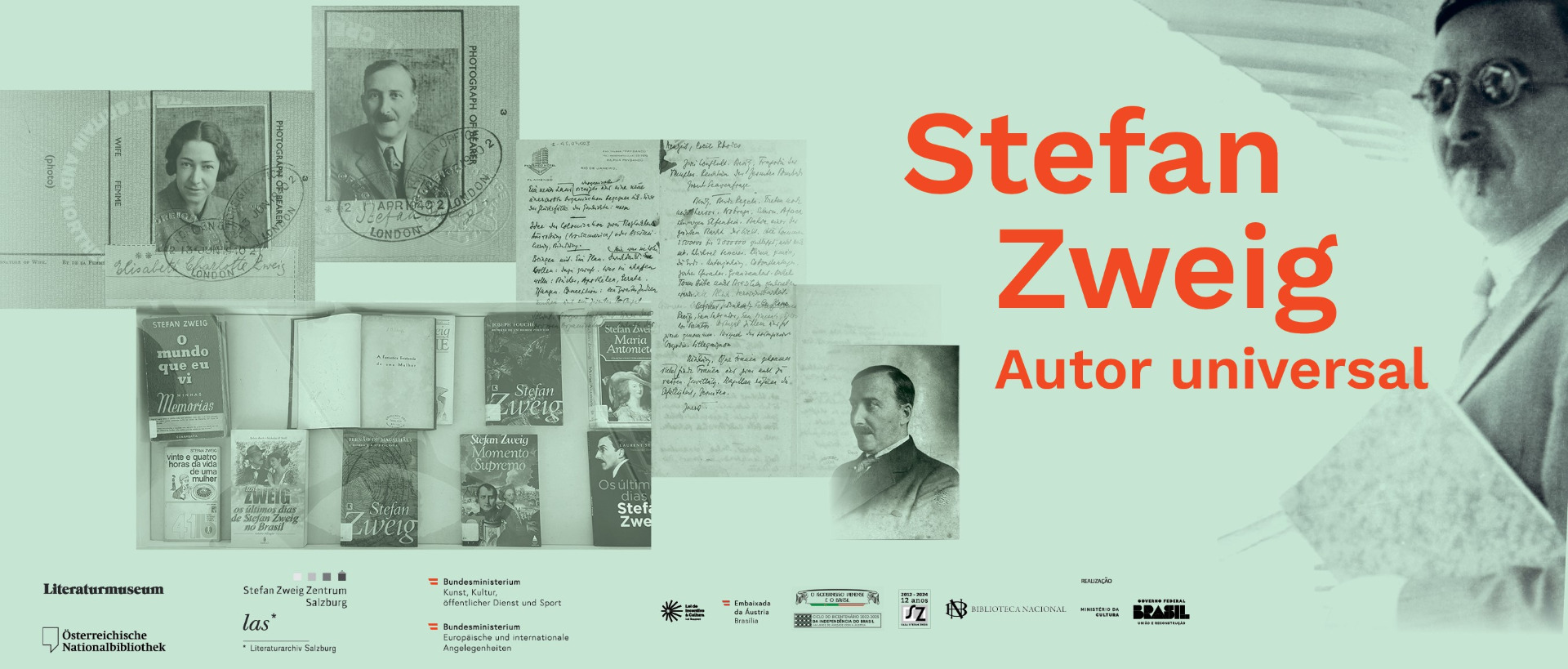 Trazida da Áustria, exposição Stefan Zweig, autor universal abre na Biblioteca Nacional do Rio de Janeiro em 19/12