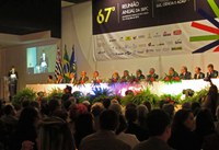 Abertura da 67ª Reunião Anual da SBPC conta com participação de ministros