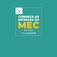 MEC divulga entregas de ações de 2020