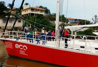 Veleiro ECO é apresentado na SNCT de Santa Catarina