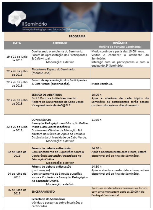 16072019 Programação Seminário