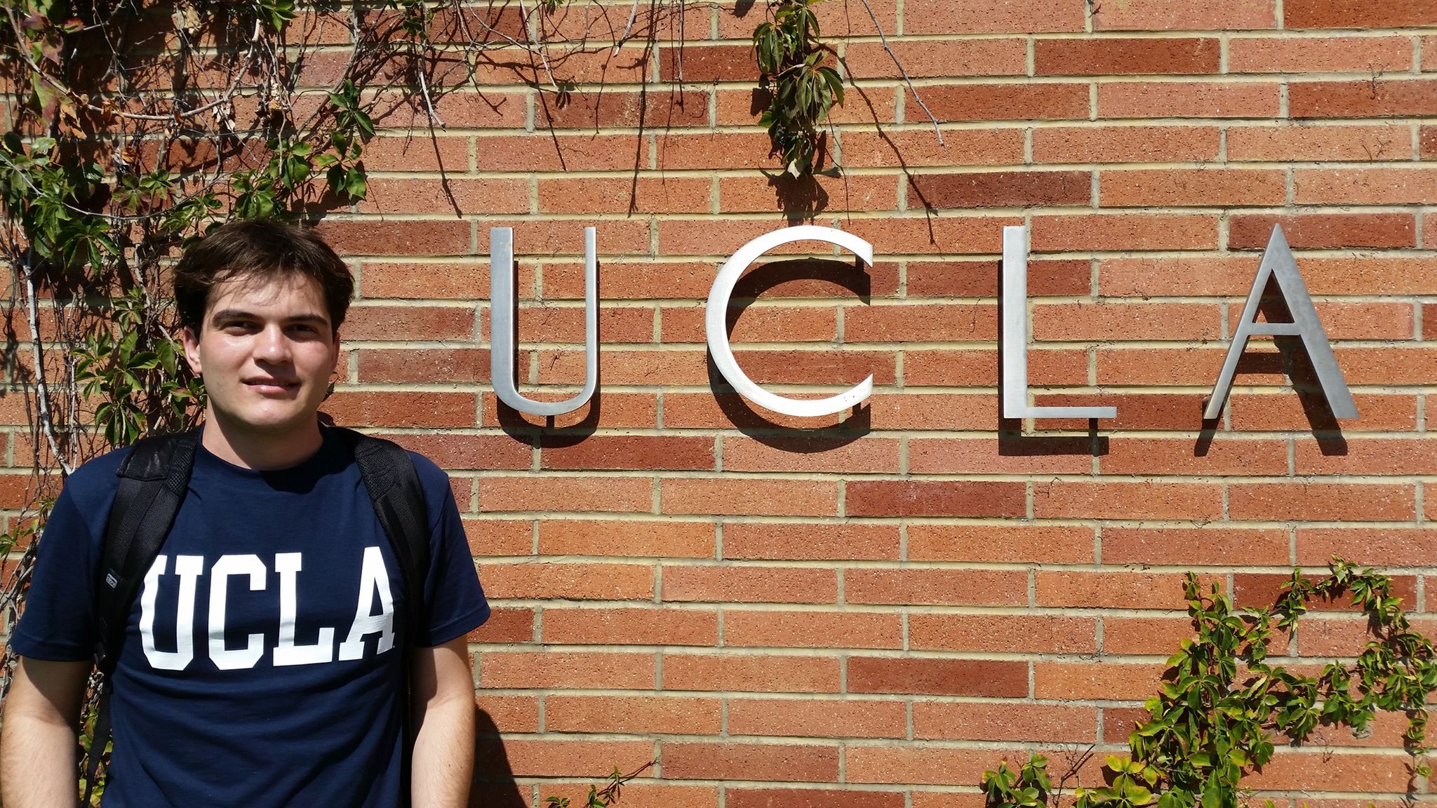 Breno estudou durante um ano na Universidade da California (Foto: Arquivo Pessoal)