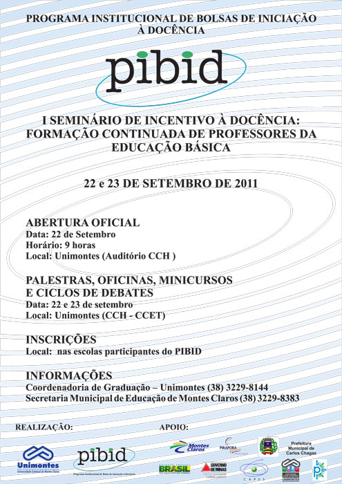 cartaz seminario-pibid