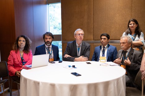 Imagem: Representantes de agências de fomento em evento paralelo do G20 (Audiovisual G20 Brasil)