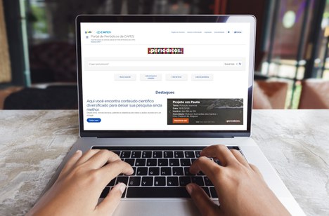 Imagem: Nova interface do Portal de Periódicos (Divulgação)