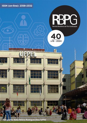 Imagem: Capa da RBPG (CGCOM/CAPES)