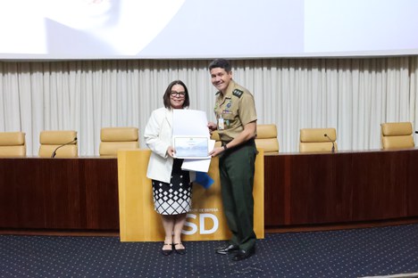 Imagem: Evento na Escola Superior de Defesa (Mateus dos Santos Neiva - Escola Superior de Defesa)