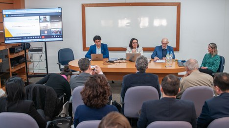 Imagem: Imagem durante a reunião (Divulgação)