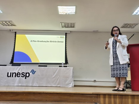 Imagem: Denise Pires de Carvalho, presidente da CAPES, participou do evento (Isabela Pimentel - CGCOM/CAPES)