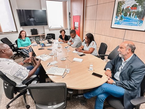 Representantes da CAPES e do MCTI e Ensino Superior de Moçambique (João Mendes - CGCOM/CAPES)