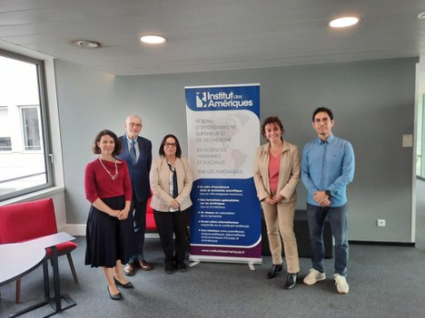 Imagem: Delegação da CAPES visita Instituto das Américas na França (Divulgação)