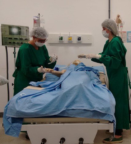 Imagem: Estudo usa IA para banho de doentes em leitos hospitalares (Arquivo pessoal)