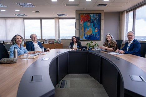 Imagem: Foto da reunião (Júlia Prado - CGCOM/CAPES)