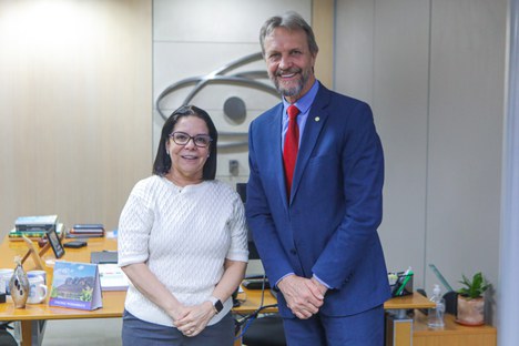 Imagem: CAPES recebe o deputado federal Pedro Uczai - PT-SC (Leo Murer)