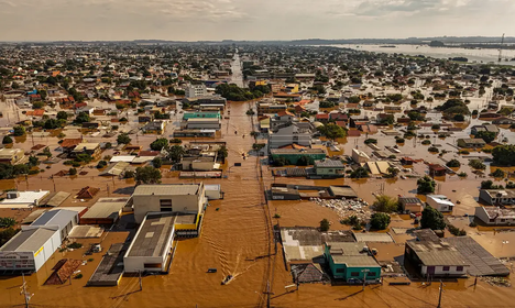 Imagem: Enchente no estado do Rio Grande do Sul (Amanda Perobelli - Agência Brasil)