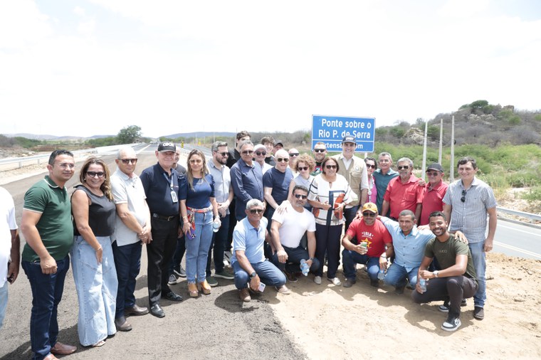 Evento em dezembro de 2024 marcou a entrega da ponte (Foto: Raiane Miranda - Governo do RN)