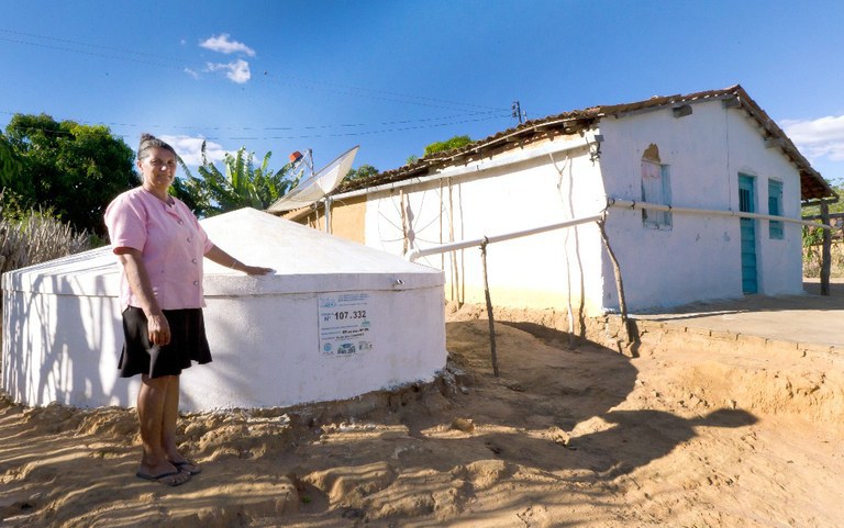 Construção de cisternas prepara agricultores para seca no semiárido Foto: Ana Nascimento/MDS/Portal Brasil