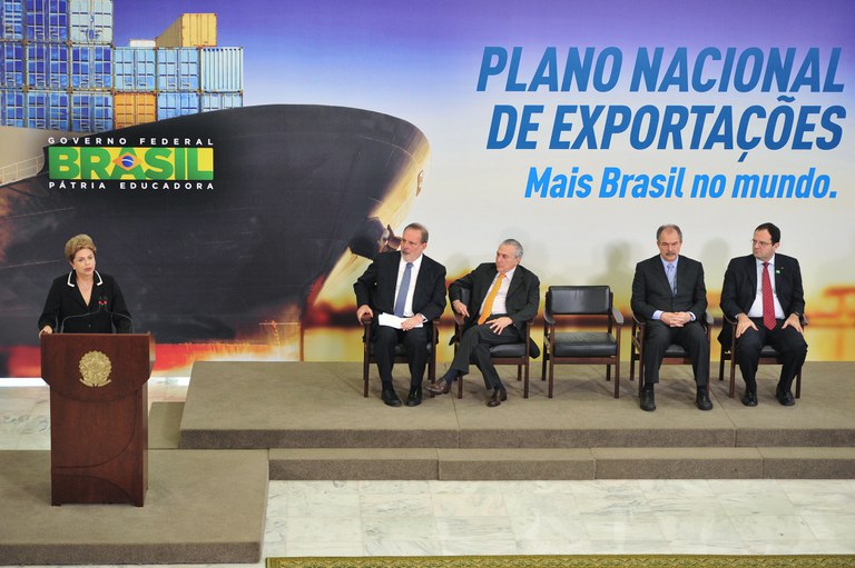 24/06/2015 - Cerimônia de Lançamento do Plano Nacional de ExportaçõesFoto: Eduardo Aiache/Casa Civil PR