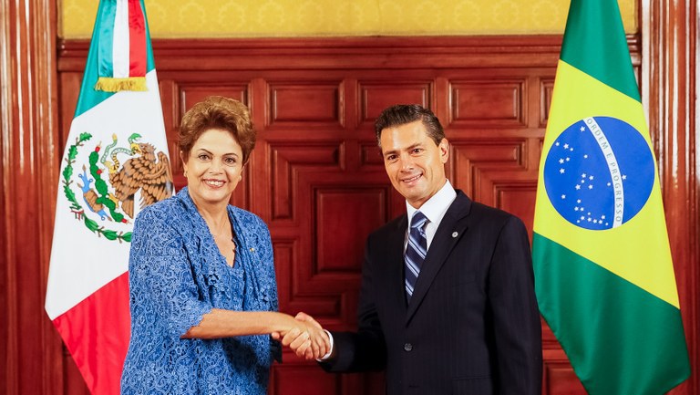 Brasil e México querem dobrar comércio entre os dois países "Presidenta Dilma Rousseff e o presidente Enrique Peña Nieto assinaram uma série de acordos, para modernizar as relações econômicas entre os dois países". Foto: Roberto Stuckert Filho/ PR