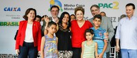Presidenta entrega moradias do Minha Casa Minha Vida em Araguari (MG)