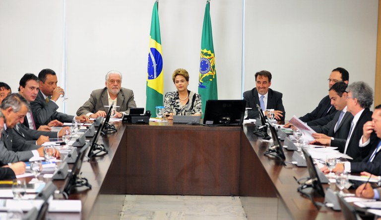 Reunião com a Senhora Presidenta da República e governadores