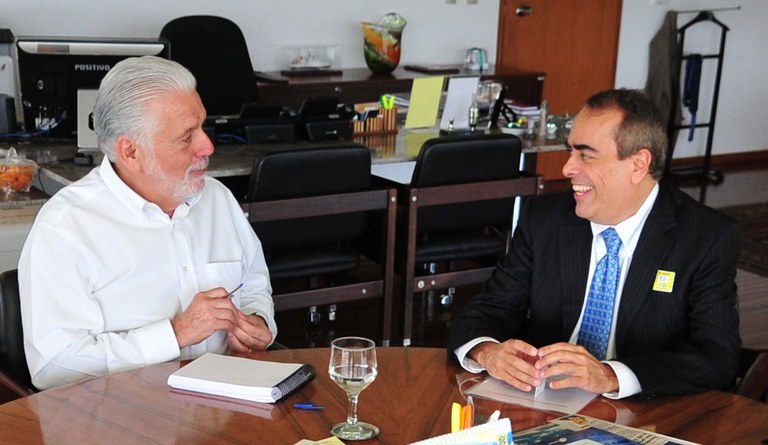 13/11/2015 - Reunião com André Araujo, presidente da Shell Brasil Petróleo - Foto: Eduardo Aiache/ Casa Civil PR 