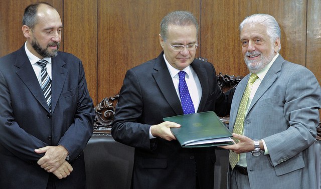 04/11/2015 - Encontro com Renan Calheiros, presidente do Senado Federal. Foto: Eduardo Aiache / Casa Civil - PR