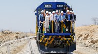 Presidenta Dilma visita obras da Transnordestina no Piauí