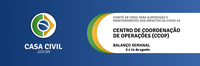 Balanço de medidas do Governo Federal: 21ª semana do Centro de Coordenação das Operações do Comitê de Crise da Covid-19