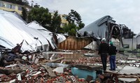 Garuva (SC) recebe R$ 444 mil para recuperação dos prejuízos causados pela passagem de ciclone bomba