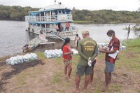 Funai entrega mais de oito mil cestas de alimentos para comunidades no Pará