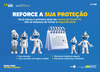 Campanha “Mega Vacinação” alerta sobre a importância do reforço da imunização