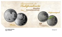 Banco Central celebra Bicentenário da Independência com moedas comemorativas