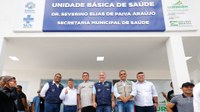 População do município de Gurinhém (PB) recebe Unidade Básica de Saúde