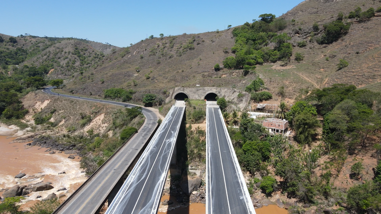 Concluídas obras de duplicação e construção de túneis na BR-381/MG