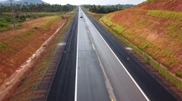 Novo acesso rodoviário é entregue em Roraima