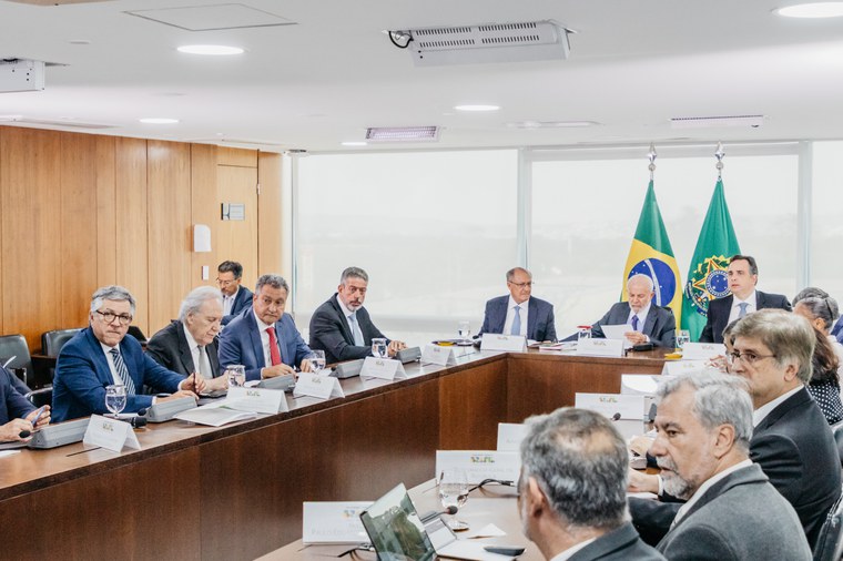 Presidentes dos Três Poderes se reuniram para tratar das queimadas - Foto: Wagner Lopes | CC