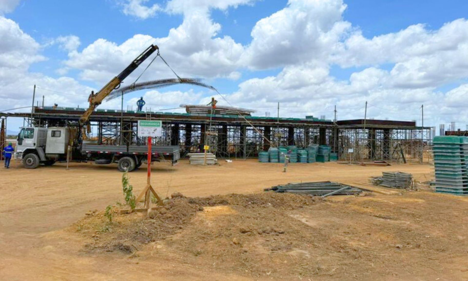 Obra do Hospital Metropolitano do Agreste avança em Alagoas