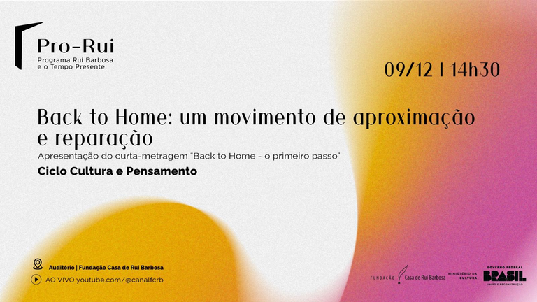 Back to home: um movimento de aproximação e reparação