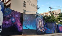 CBPF inaugura hoje, dia 8, o maior grafite de ciência do mundo