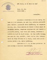 'Memória por Imagem' traz carta relativa à prisão de M. Schenberg, há 70 anos