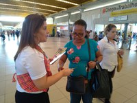 Estação Recife recebe campanha de Enfrentamento ao Trabalho Infantil