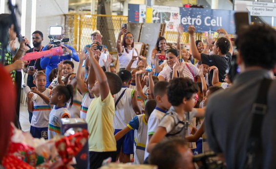 Momento de diversão na Estação Recife 