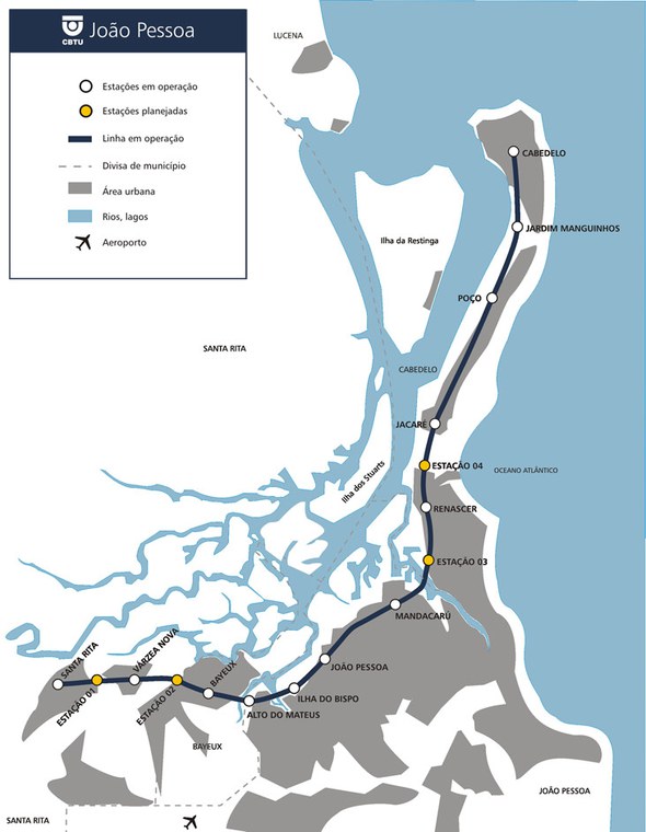 Mapa João Pessoa