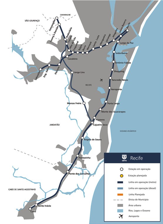 Mapa Recife.