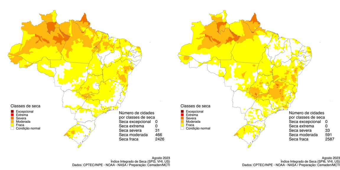 MONITORAMENTO DE SECAS E IMPACTOS NO BRASIL – ABRIL/2021 – Cemaden