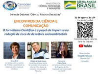 A abertura do evento “Encontros da Ciência e Comunicação “ será no próximo dia 31 de agosto