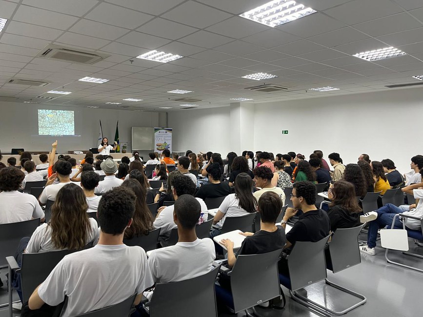 Auditório do Cemaden durante a SNCT 2024